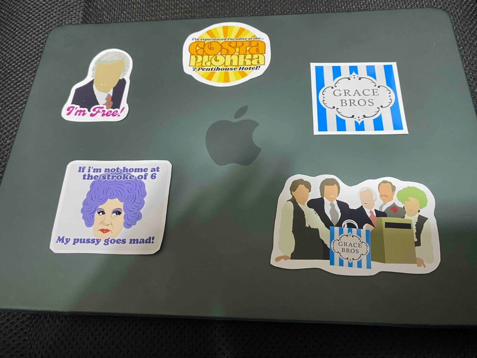 Are you being served? sticker set on home products