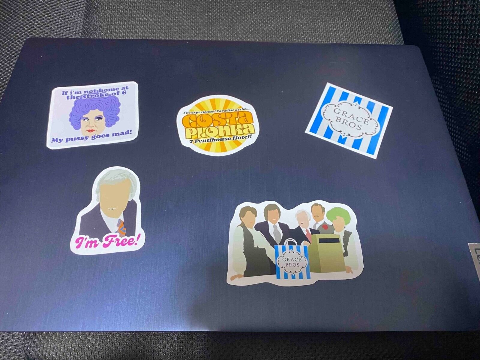 Are you being served? sticker set on home products