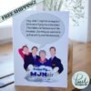 Radio sitcom birthday card on wooden surface, ideal for fans of British comedy and radio shows